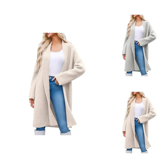Womens Long Cardigan Sweaters Open Front Oversized Slouchy Knit Fall Trendy Coatigan Jackets Cardigan Sweaters for Women