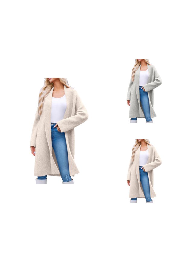 Womens Long Cardigan Sweaters Open Front Oversized Slouchy Knit Fall Trendy Coatigan Jackets Cardigan Sweaters for Women