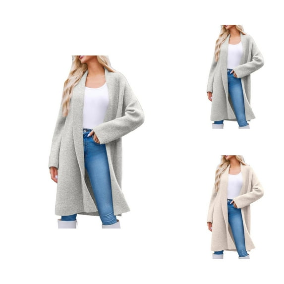 Womens Long Cardigan Sweaters Open Front Oversized Slouchy Knit Fall Trendy Coatigan Jackets Cardigan Sweaters for Women