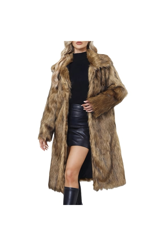 Womens Long Coat Oversized Loose Winter Jackets Trendy Trench Coat 2025 Open Front Lapel Outerwear