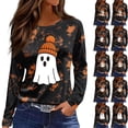 thumbnail image 1 of Womens Long Length Sleeve Tops Funny Cute Graphic Sweatshirts Funny Retro Graphic Tops, 1 of 6