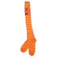 thumbnail image 1 of Womens Long Orange Stripe Pumpkin Over the Knee Halloween Socks, 1 of 2