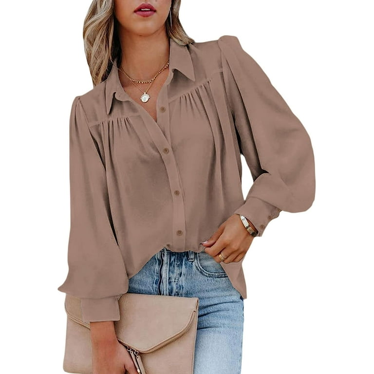 Casual Solid Solid Color V Neck Tops Casual Solid Solid Color V Neck Tops