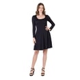 thumbnail image 1 of Womens Long Sleeve Flared Dress, 1 of 11