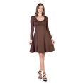 thumbnail image 1 of Womens Long Sleeve Flared Dress, 1 of 11