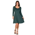 thumbnail image 1 of Womens Long Sleeve Flared Dress, 1 of 11