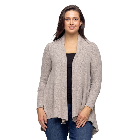 Womens Long Sleeve High-Low Cardigan