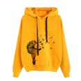thumbnail image 1 of Womens Long Sleeve Hoodie Drawstring Lightweight Sweatshirt Tops, 1 of 6