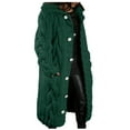 thumbnail image 1 of Womens Long Sleeve Knit Long Cardigan Open Front Button Sweater Outerwear with Pockets, 1 of 6