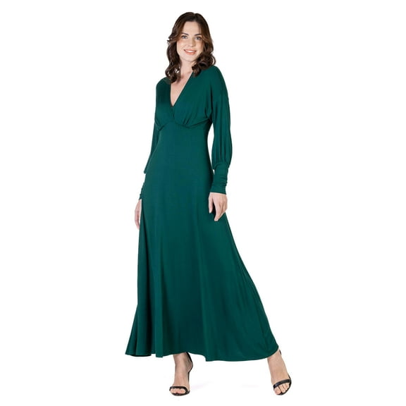 Womens Long Sleeve Maxi Dress