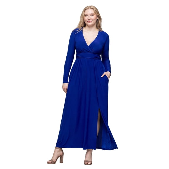 Womens Long Sleeve Maxi Dress
