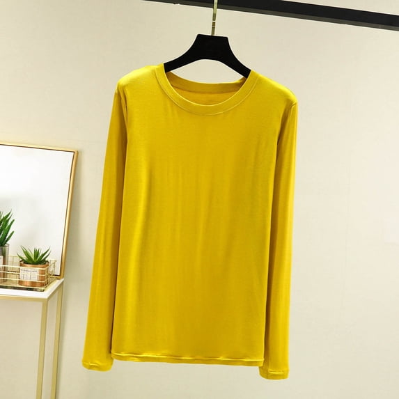 Womens Long Sleeve Pajama Top Loose Fit Casual Sleepwear Soft