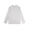 thumbnail image 1 of Womens Long Sleeve Pullover, Crewneck Sweatshirts for Women Fall Lightweight Casual Loose Fit Solid Color Thin Sweaters S-2XL, 1 of 2