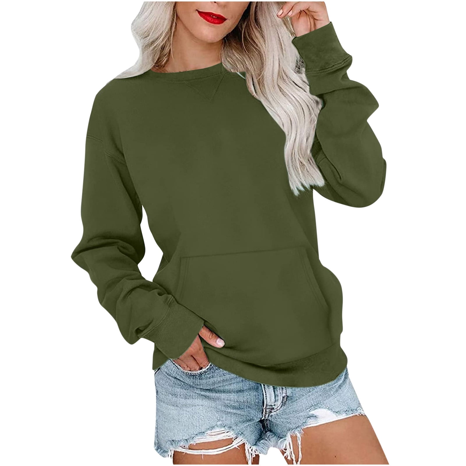 Pullover sweater with pockets 2025