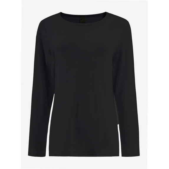 Womens Long Sleeve Round Neck Shirts Casual Basic Tops Tee Shirts Fall Winter Tops