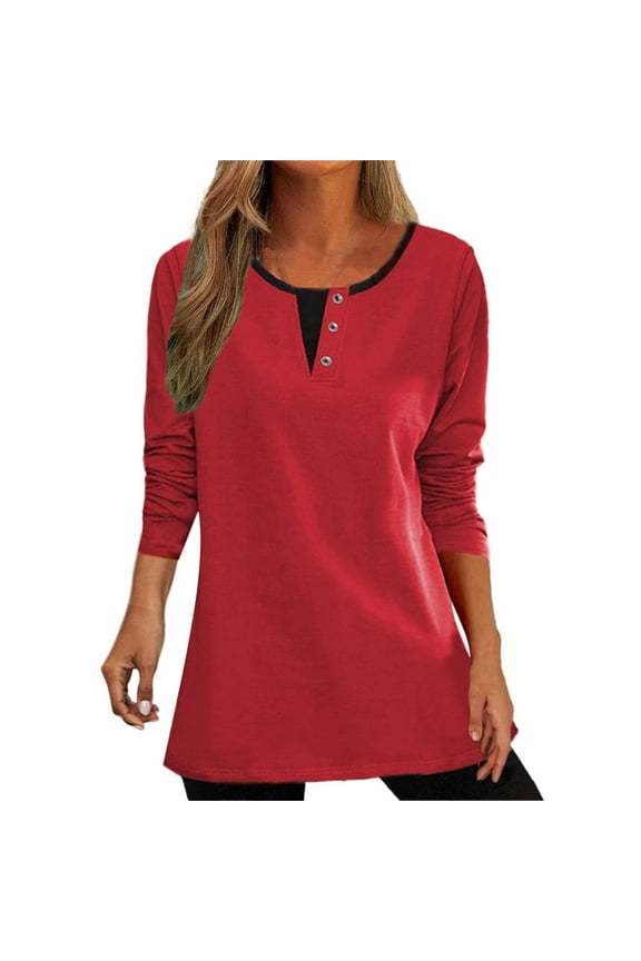 Womens Long Sleeve Shirts Western Style Inner Base Layer Mid Tops Spring Summer Long Sleeve Tees