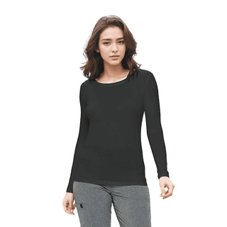 Lands' End Women's Silk Interlock Long Sleeve Crewneck Long Underwear Top :  Target