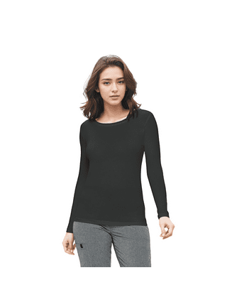 Women's Long Sleeve Printed T with Collar Adaptive Clothing for