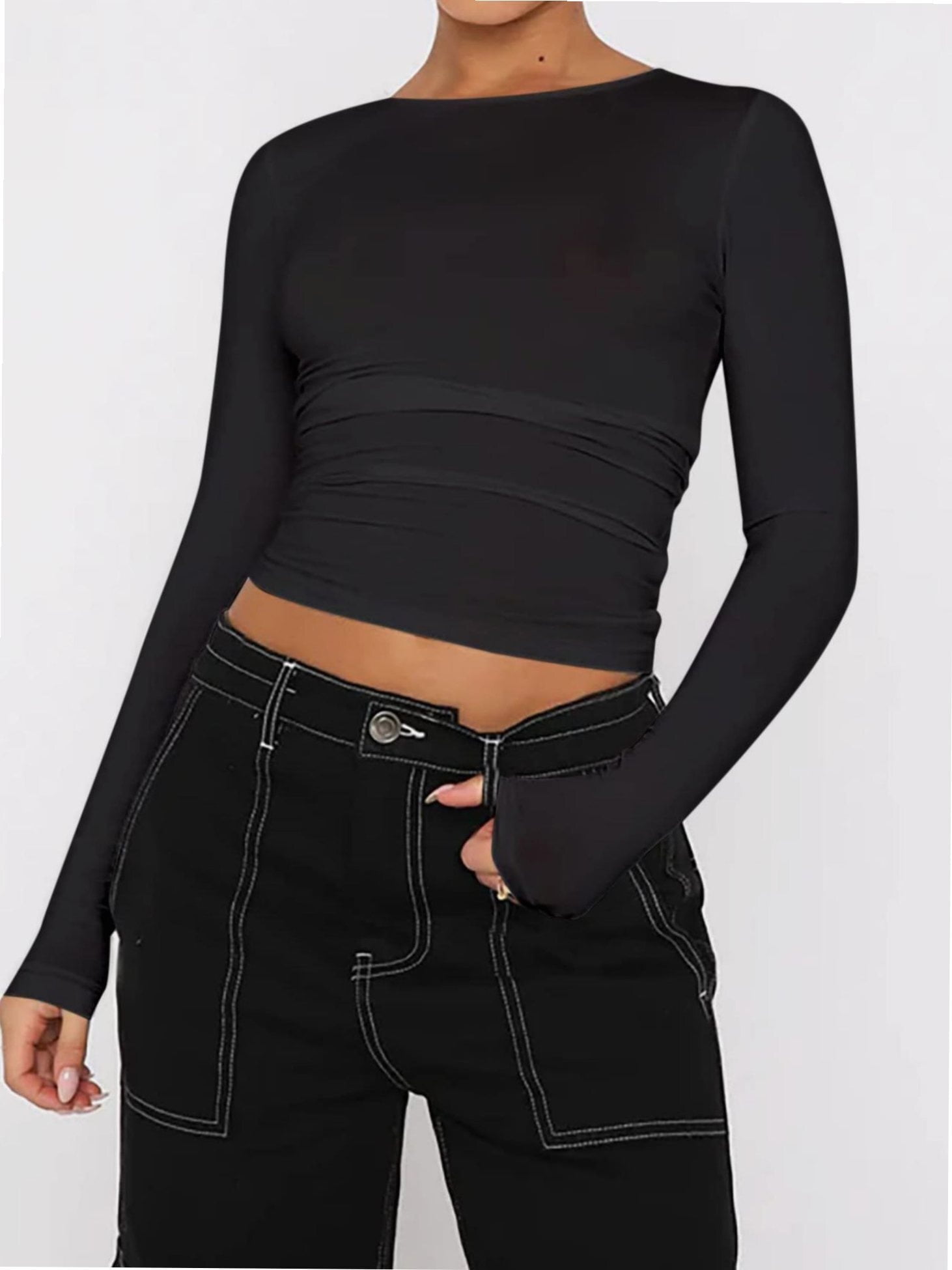 トップス CLANE THERMAL CROPPED TOPS トップス CLANE THERMAL CROPPED TOPS トップス CLANE THERMAL