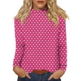 thumbnail image 1 of Womens Long Sleeve Tops Dressy 2026 Lightweight Casual Loose Tops Shirts Chic Spring Fall Casual Tee, 1 of 5