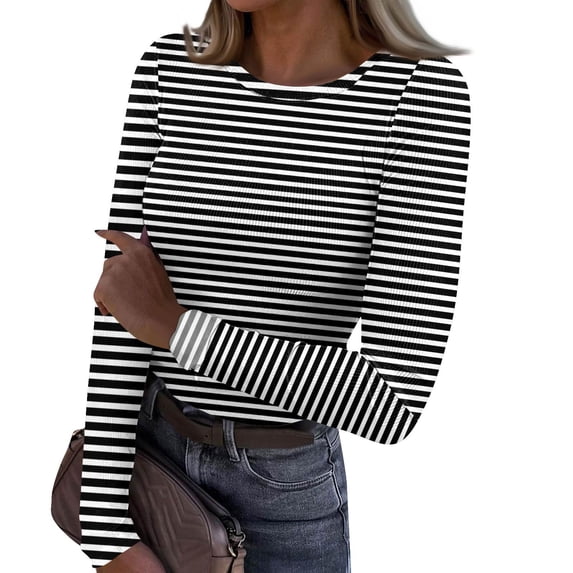 Womens Long Sleeve Tops Dressy 2026 Lightweight Casual Loose Tops Shirts Chic Spring Fall Pullover