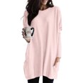 thumbnail image 1 of Womens Long Sleeve Tunic Tops for Leggings with Pockets Fall Fashion 2025 Casual Long T Shirts, 1 of 4