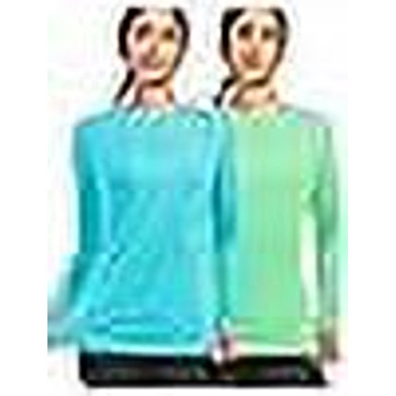 Womens Long Sleeve UPF 50+ UV Sun Protection Shirts Rash Guard Swim T-Shirt Quick Dry for Outdoor Hiking
