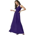 thumbnail image 1 of Womens Long Sleeveless Flowy Bridesmaid Cocktail Evening Gown Maxi Dress, 1 of 4