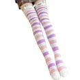 Womens Long Socks Thigh Christmas Stockings Large High Socks Over The