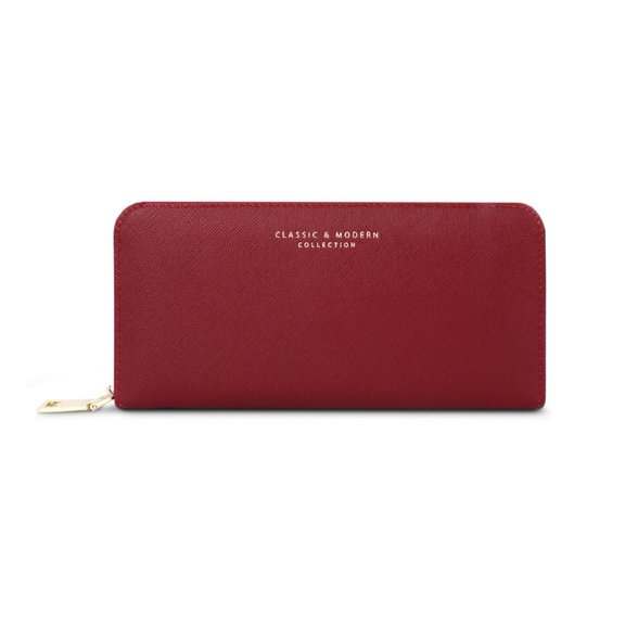 Womens Long Wallet Simple Coin Purse Card Bag Womans Bags Holders Y3A2 P2