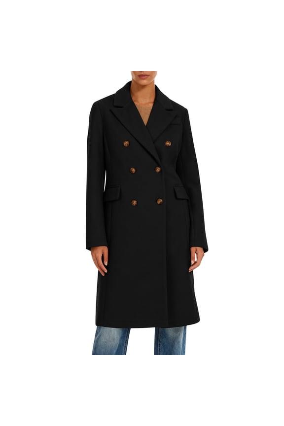 Womens Long Wool Coat Double Breasted Trench Coat Fall Winter Clothes