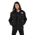 thumbnail image 1 of Womens Looney Tunes Denim Trucker Oversized Jacket, 1 of 4