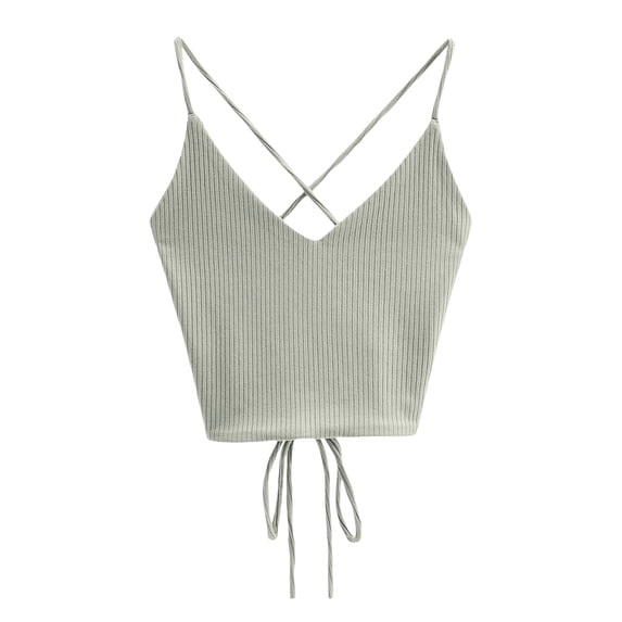 Womens Loose Fit Casual Tank Tops for Women New Crop Tops Aesthetic Sexy Cute Halter Solid Fashion Casual Female Sleeveless Corset Top Tank Tops Summer Tops Layering And Everyday Wear