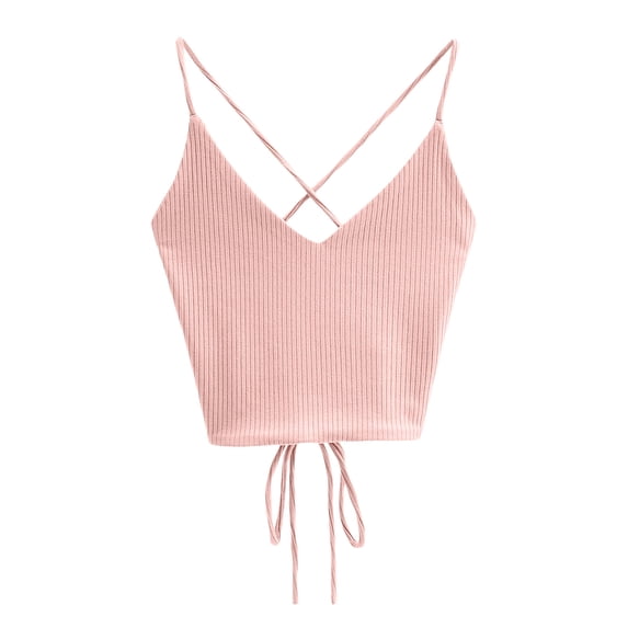 Womens Loose Fit Casual Tank Tops for Women New Crop Tops Aesthetic Sexy Cute Halter Solid Fashion Casual Female Sleeveless Corset Top Tank Tops Summer Tops Layering And Everyday Wear