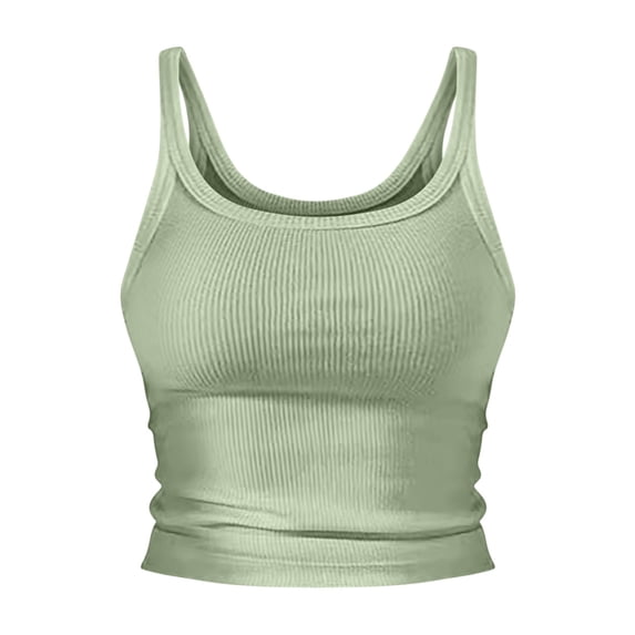 Womens Loose Fit Casual Tank Tops for Women s Tank Tops Fashion 2025 Workout Ribbed Sleeveless High Neck Beach Vacation Oufits Clothes Summer Tops Layering And Everyday Wear