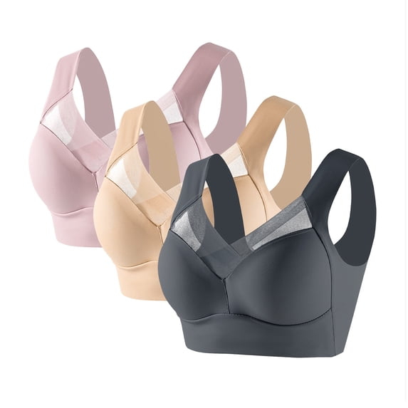 Womens Loose Fit Casual Tank Tops for Women Powerful Wireless Bra Full Figure Ice Anti Sagging Correcting Bras Summer Tops Layering And Everyday Wear