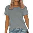 thumbnail image 1 of Womens Loose Fit Tshirts Short Sleeve Summer Tops Casual Workout Yoga Tunic T Shirts Tops, 1 of 6