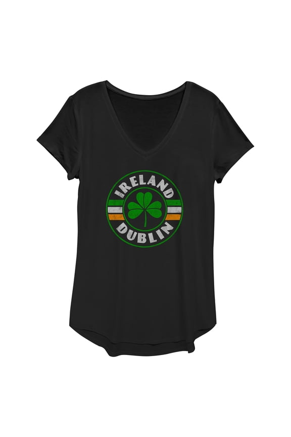 Womens Lost Gods Clover Heritage Logo T Shirt