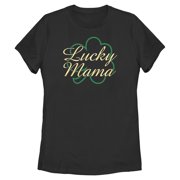 Womens Lost Gods Lucky Mama Clover T Shirt