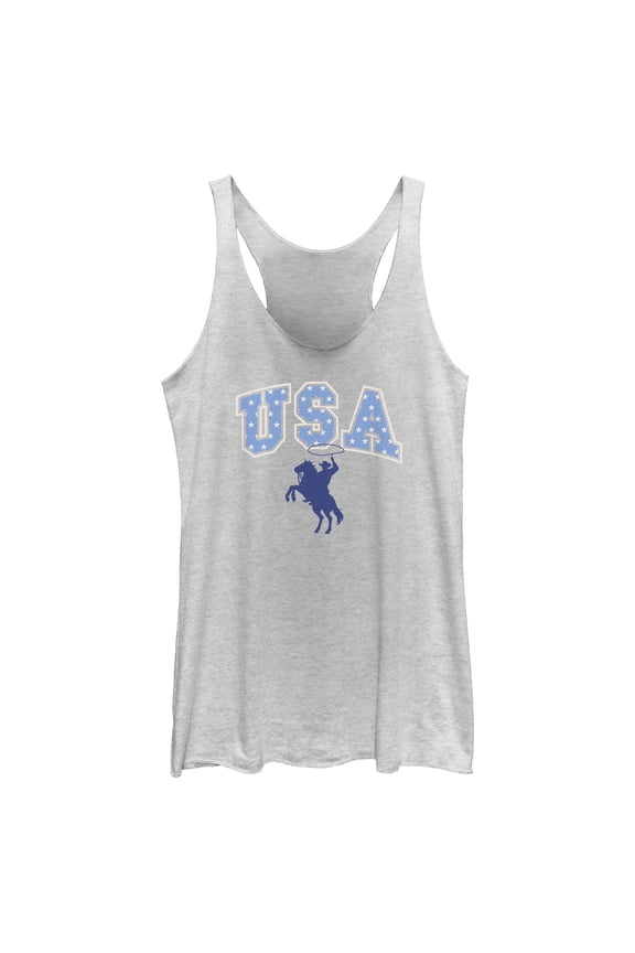 Womens Lost Gods USA Star Rodeo Racerback Tank