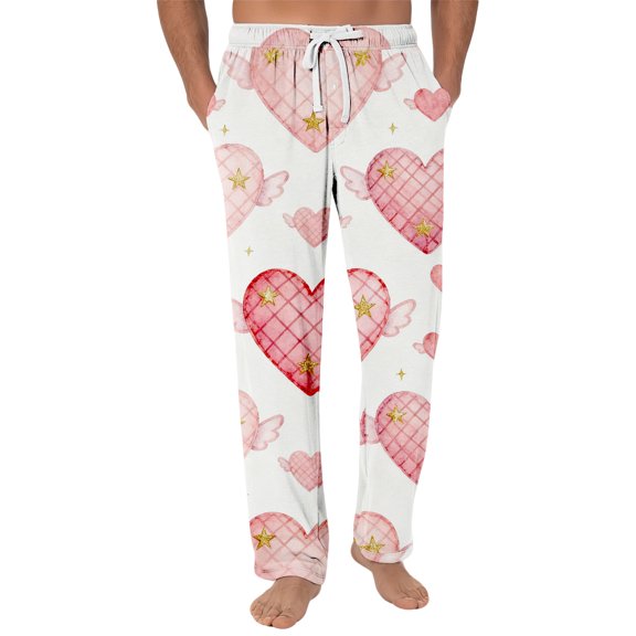 Womens Lounge Pajama Pants Soft Casual Sleep Bottoms Lightweight Home Pants XL Polyester