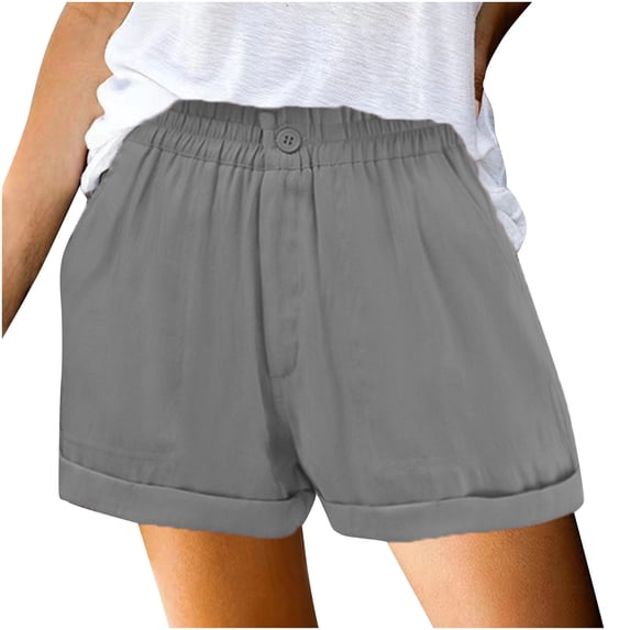 Womens Lounge Shorts for Summer High Waist Casual Loose Solid Color Comfy Lightweight Short Pants for Women