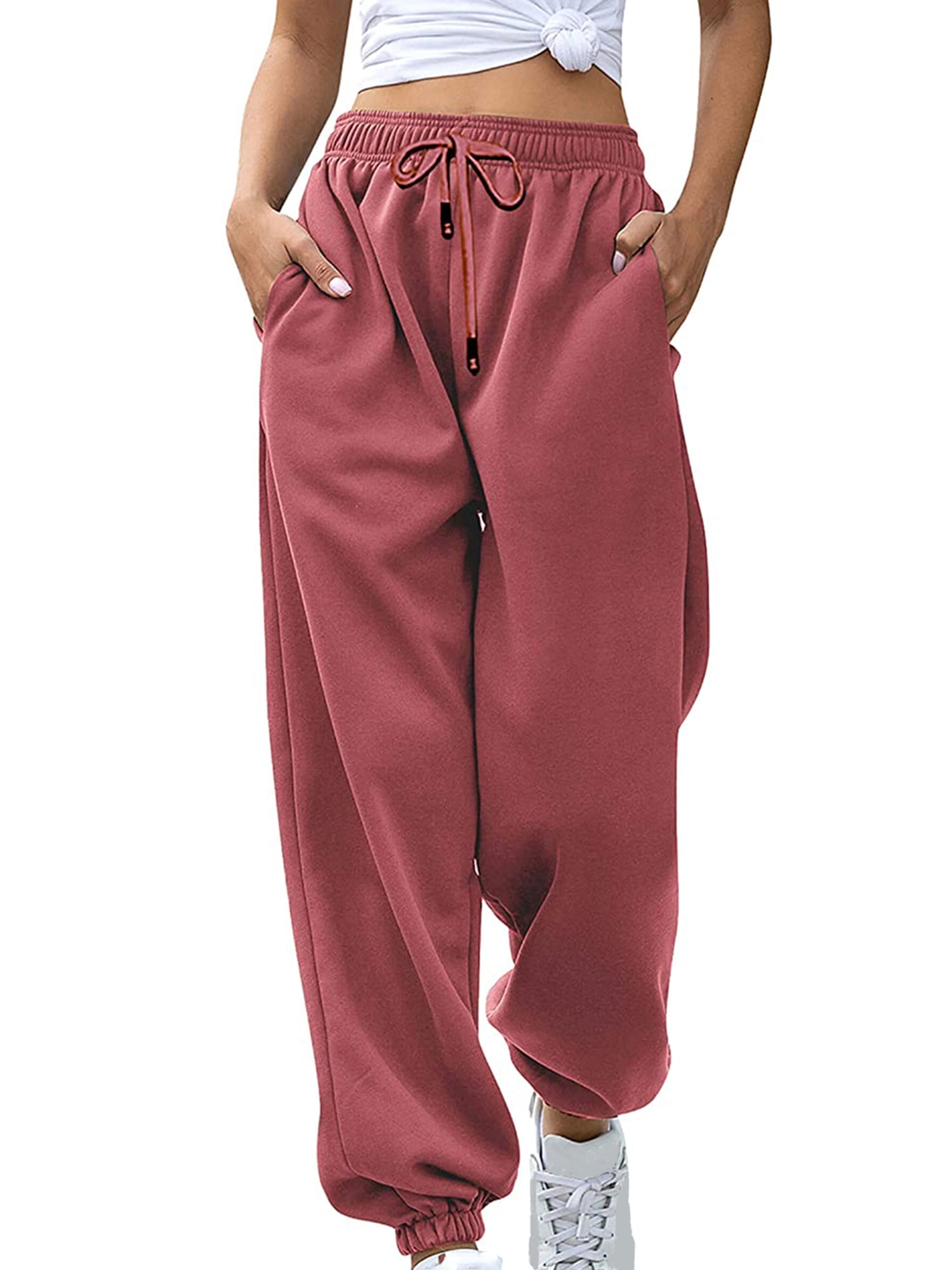 High waisted lounge joggers sale