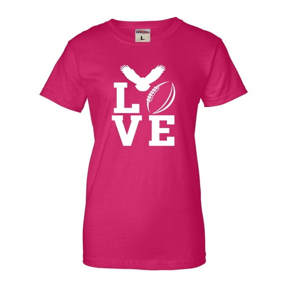 Womens Love Football Philadelphia T-Shirt