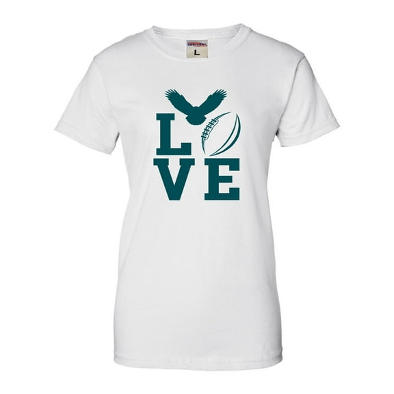 Womens Love Football Philadelphia T-Shirt