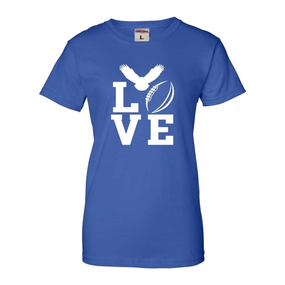Womens Love Football Philadelphia T-Shirt
