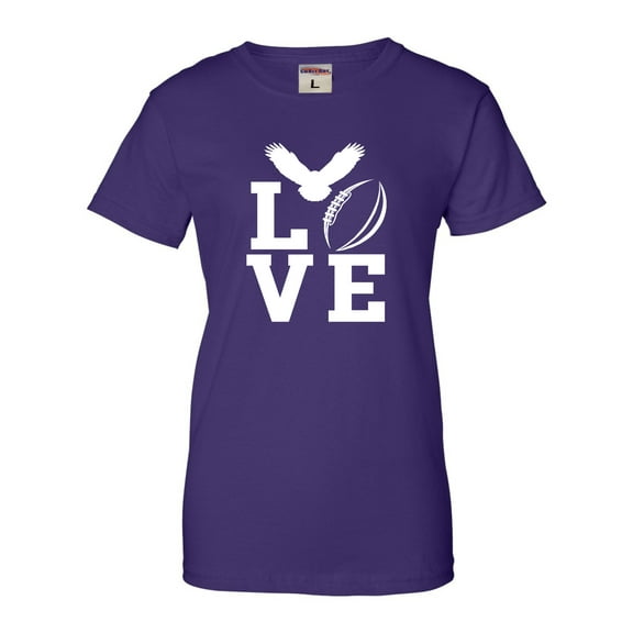 Womens Love Football Philadelphia T-Shirt
