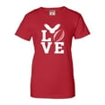 thumbnail image 1 of Womens Love Football Philadelphia T-Shirt, 1 of 1
