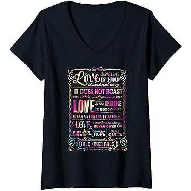 Womens Love Is Patient Kind, Love Never Fail, Poem Valentines Day V ...