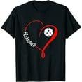 thumbnail image 1 of Womens Love Pickleball T-Shirt Black Small, 1 of 5